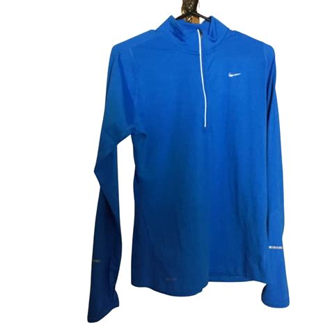 Nike Dri Fit Blue Sports Top Size M