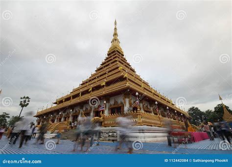 Phra Mahathat Kaen Nakhon Temple Khon Kaen Thailand Editorial Stock