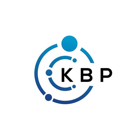 KBP letter technology logo design on white background. KBP creative initials letter IT logo ...