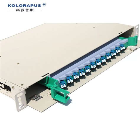 19 12 Core LC ODF Optical Fiber Distribution Frame LC Fiber Adapter