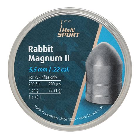 H N Spitzkopf Diabolo Rabbit Magnum II 5 5 mm 200 Stück extra schwer kaufen