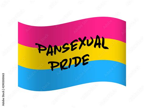 Pansexual Pride Flag Background Symbol For The Lesbian Gay Bisexual Transgender Gender