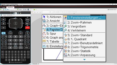 Funktionen Darstellen Mit Dem Ti Nspire Cx Cas Youtube