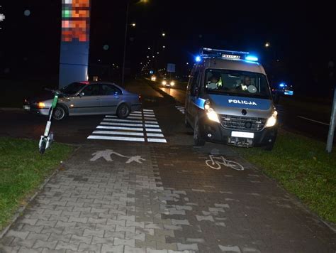 Zamość 37 latek na hulajnodze potrącony przez bmw