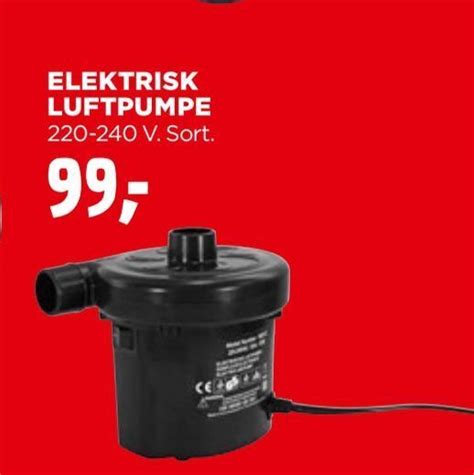 Elektrisk Luftpumpe Tilbud Hos Jem Fix