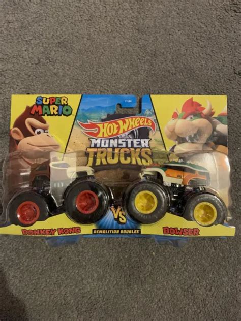 HOT WHEELS MONSTER Trucks Super Mario Donkey Kong Bowser Brand New 19 99 PicClick UK