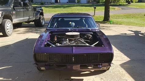 1st Generation Purple 1967 Chevrolet Camaro Sold Camarocarplace