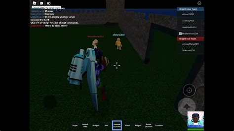 Red Vs Blue Gun Battle Roblox Youtube