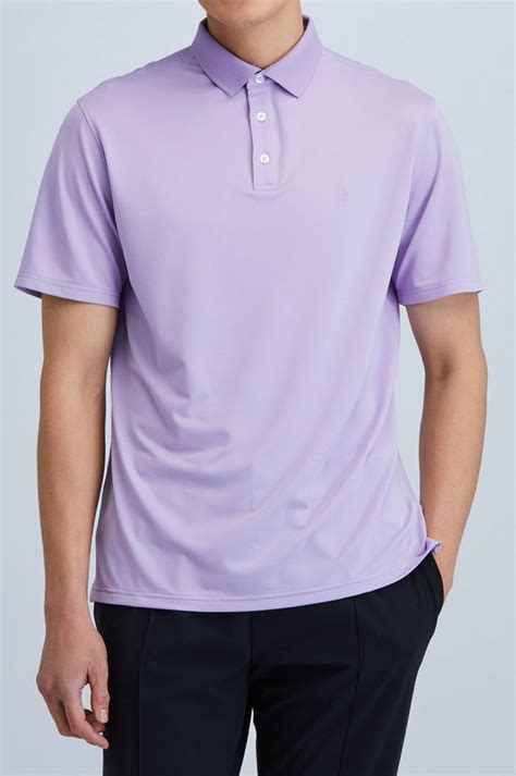 Sustainable Mens Lavender Polo Shirt State Of Matter Apparel