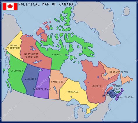 Mapa Politico De Canada Para Imprimir Mapa De Provincias Y Territorios ...