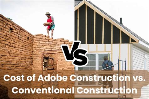 Cost of Adobe Construction vs. Conventional Construction - Building ...