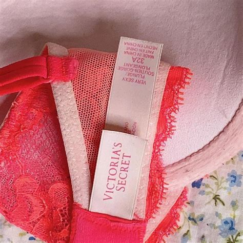 Hot Pink Victorias Secret Push Up Bra With Depop