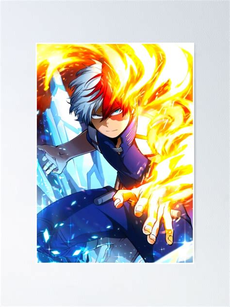 Shoto Todoroki Artwork Boku No Hero My Hero Academia Poster For