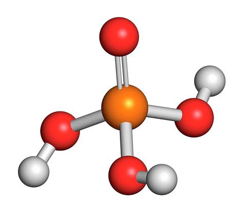 Phosphoric Acid Mineral Acid Molecule Photograph by Molekuul/science ...