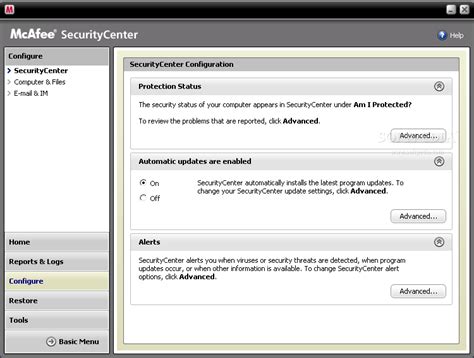 McAfee VirusScan 13.3.117 - Download, Review, Screenshots