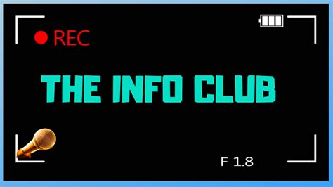 The Info Club Always Informative