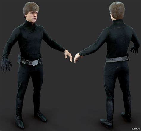 Luke Skywalker Pack 3d Models Star Wars Luke Luke Skywalker Star