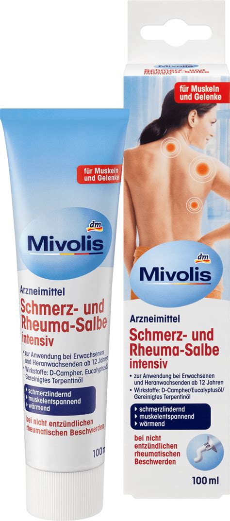 Mivolis Schmerz Und Rheuma Salbe Intensiv Ml Dauerhaft G Nstig