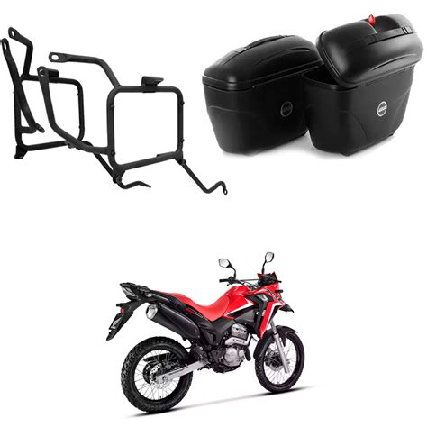 Baú Lateral Givi E21N Suporte Baú Lateral XRE 300 Givi