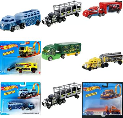 HOT WHEELS MATTEL Track Stars Trucks Haulers Diecast 1 64 Sortiment Wählen EUR 14 26 PicClick DE