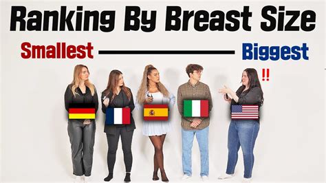 Ranking Which Country Has The Biggest Breast Size Spain Germany