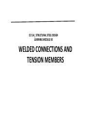 Pdfcoffee Module3 Welded Connections Pdf Free Pdf CE 514