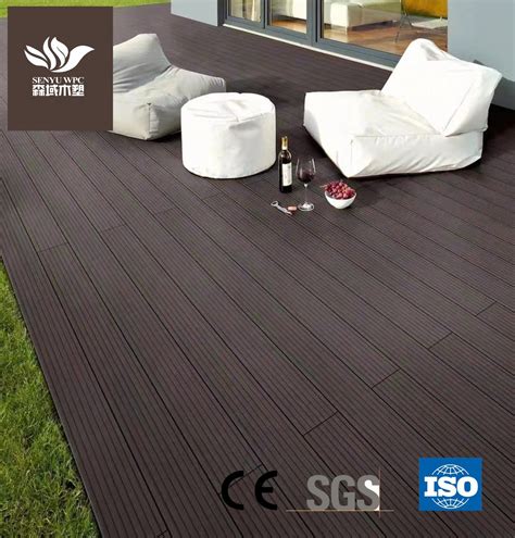 Engineered Outdoor 3D Embossing WPC Decking Wood Plastic Composite