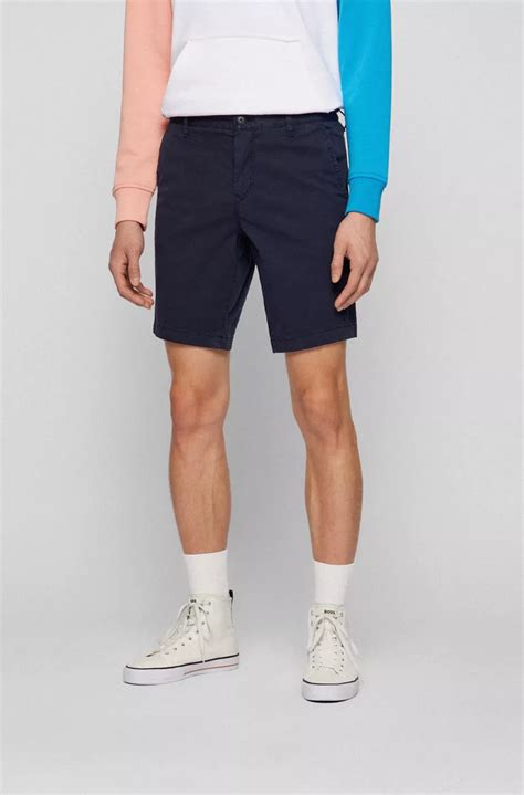 Boss Schino Slim Shorts Marine Follestad