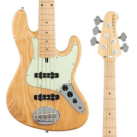 Baixo Lakland Skyline Vintage J Cordas Natural Maple Planet