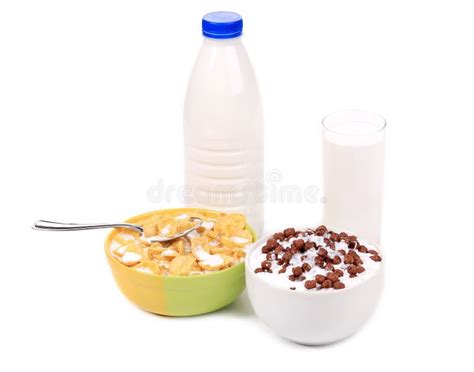 Cereal breakfast for kids. stock photo. Image of healthy - 36192212