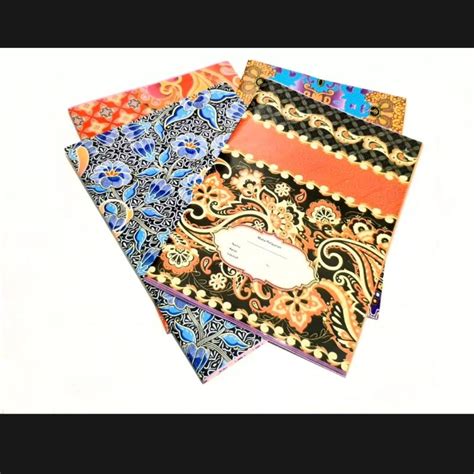 Jual Sampul Batik Buku Tulis Sampul Batik Sekolah Sampul Batik Buku