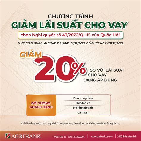 Agribank giảm tiếp 20 so với lãi suất cho vay để hỗ trợ khách hàng