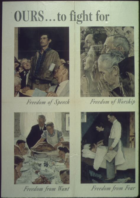 Today S Document Fdrs Four Freedoms President Franklin