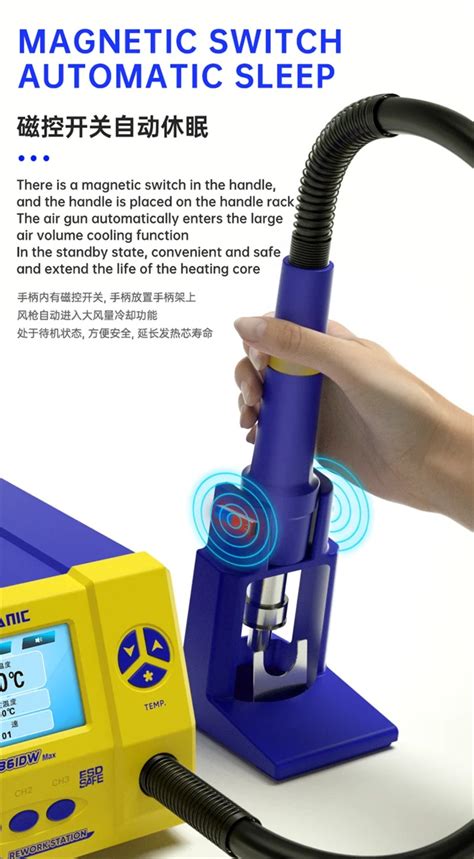 MECHANIC 861DW MAX Intelligent Hot Air Rework Station CME Distribution Sdn Bhd