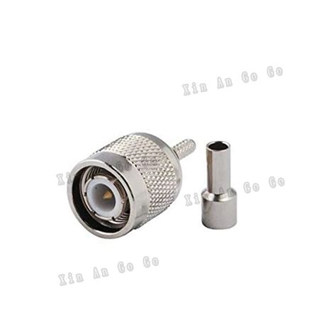 TNC Male Crimp RF Connector TNC Male Plug Crimp For RG316 RG174 LMR100