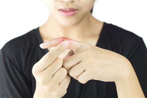 Finger bone pain stock image. Image of fingers, ache - 144250931