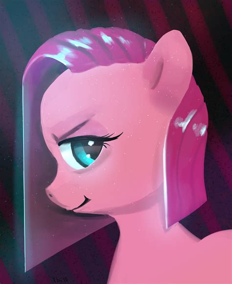 Safe Artist Xbi Pinkie Pie Earth Pony Pony Bust Evil