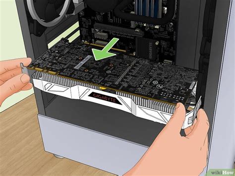 how to insert a graphics card