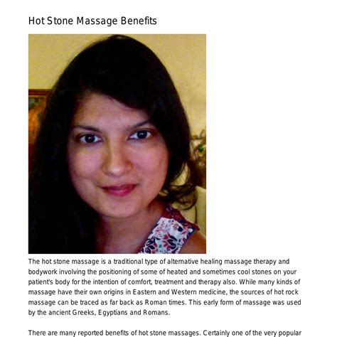 Hot Stone Massage Benefitskafmj Pdf Pdf Docdroid