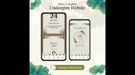 Undangan Digital Kita Website Pernikahan Cecep Devi Youtube