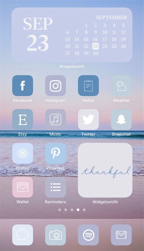 Iphone Ios 15 Homescreen Ideas Ios 14 Home Screen Rosaiskara