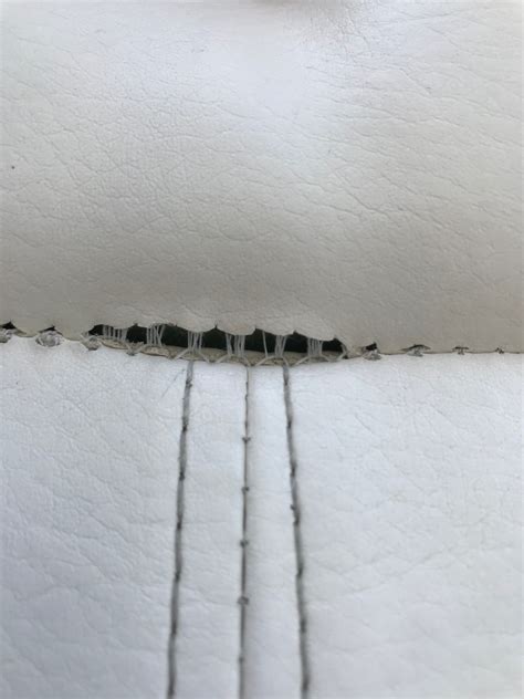 Need advice on repairing stitching in vinyl seat — Rinker Boat Company