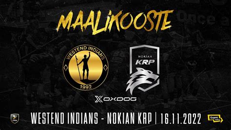 Maalikooste Westend Indians Nokian Krp Youtube