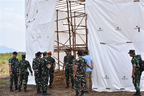 Dankopasgat Dampingi Pangkoopsudnas Meninjau Kesiapan Latihan Matra