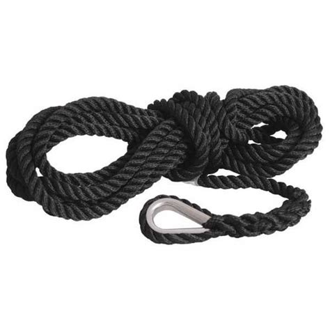 Gleistein Ropes M Mooring Rope Black Waveinn