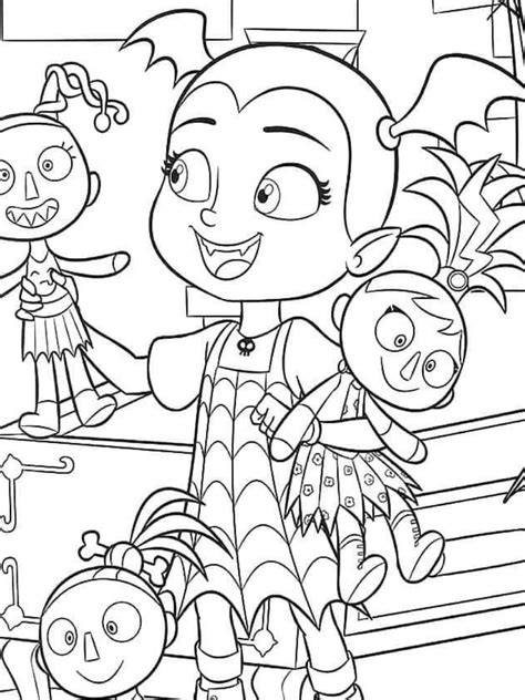 Vampirina Coloring Pages Printable, Free, and Easy Options