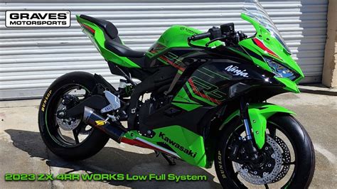 Graves Motorsports Kawasaki Zx Rr Low Mount Full Exhaust System Youtube