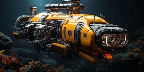 Premium Photo | Underwater ROV with Manipulators and Robot Arms