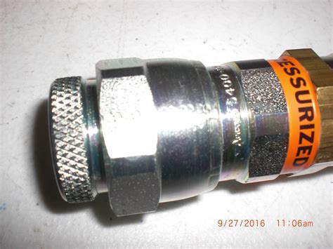 Cryogenics Union Low Air Inclusion Refrigerant Coupler Aeroquip 5400 S5