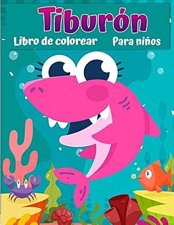 Libro Para Colorear De Tiburones Para Ni Os Gran Tibur N Blanco